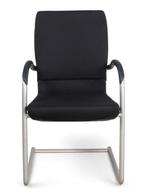 Ahrend 230 vergaderstoel, zwart-aluminium, Huis en Inrichting, Stoelen, Ophalen of Verzenden, Nieuw, Zwart