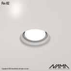 FOS02 Trimless Inbouwspot Rond - Gips - GU10 Ø50mm - Ø63m., Ophalen of Verzenden, Nieuw