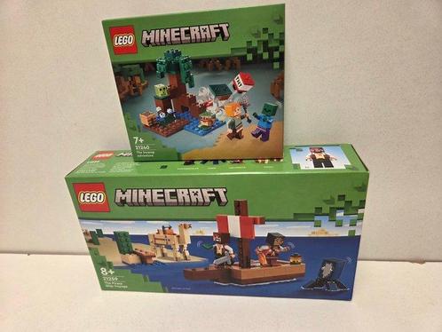 Lego Set - Minecraft - The Pirate Ship Voyage (21259) and, Kinderen en Baby's, Speelgoed | Duplo en Lego