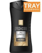 AXE GOLD BODY WASH DOUCHEGEL TRAY 6 X 250 ML, Verzenden, Nieuw