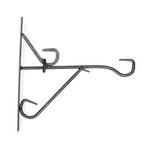 Muurhaak | Nature | 25 x 24.5 cm (Smeedijzer, Zwart), Verzenden, Nieuw