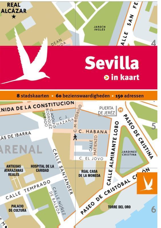 Sevilla in kaart / Dominicus stad-in-kaart 9789025761301, Boeken, Reisgidsen, Zo goed als nieuw, Verzenden