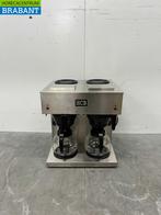 RVS Dubbele Koffiezetapparaat Koffiemachine 2 x 1,8 liter, Gebruikt, Ophalen of Verzenden