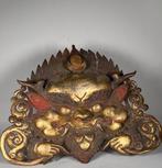 Figuur - Large Tibetan repusse plaque - Koper - China, Antiek en Kunst