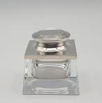 Calamaio in cristallo e argento 800 fiorentino - Inktpot -, Antiek en Kunst