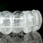 Natuurlijke bergkristal - Zeldzame armband - Breedte: 25 mm-