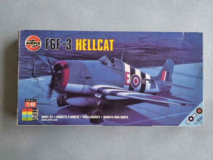 Airfix 05108 Grumman F6F-3 Hellcat 1:48, Hobby en Vrije tijd, Modelbouw | Vliegtuigen en Helikopters, Verzenden