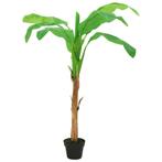 vidaXL Kunstboom met pot banaan 180 cm groen, Verzenden, Nieuw