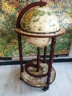 Globe bar - Hout - Globebar Barglobe, Antiek en Kunst