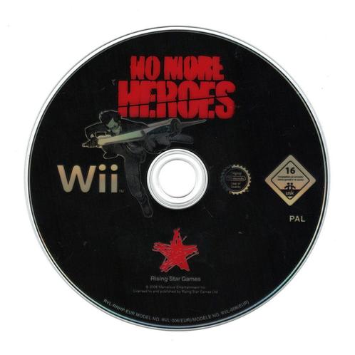 No More Heroes (losse disc) (Nintendo Wii), Spelcomputers en Games, Games | Nintendo Wii, Gebruikt, Vanaf 12 jaar, Verzenden