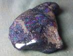 34,3 cts - Honduras Zwart Opaal Ruw- 6.86 g, Verzamelen, Mineralen en Fossielen