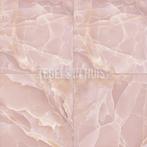 Vloertegel onix marmer roze gepolijst 120x120 gerectificeerd, Nieuw, Keramiek, Ophalen of Verzenden, Vloertegels