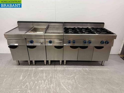 RVS Modular baklijn bestaande uit Blind unit, Bain Marie,, Zakelijke goederen, Horeca | Keukenapparatuur, Gebruikt, Ophalen of Verzenden