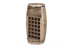 Shabby Chic wijnrek BODEGA 97cm naturel grenen wijnvat voor, Huis en Inrichting, Woonaccessoires | Wijnrekken, Ophalen of Verzenden