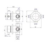 3-Weg Omstel Ore Inbouw 1/2 Inch Rvs, Ophalen of Verzenden, Nieuw