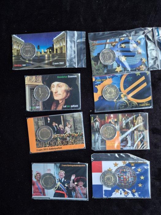 Nederland. 2 Euro 2007/2015 Serie Nederlandse 2 euro, Postzegels en Munten, Munten | Europa | Euromunten