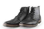 Rieker Veterboots in maat 42 Zwart | 10% extra korting, Verzenden, Zwart, Overige typen, Zo goed als nieuw