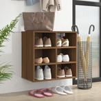 vidaXL Schoenenkast 52,5x30x50 cm bruin eikenkleur, Huis en Inrichting, Kasten | Overige, Verzenden, Nieuw