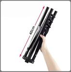 Opvouwbaar LED Lichtstatief met Dubbele Arm Dimbaar, Verzenden, Nieuw