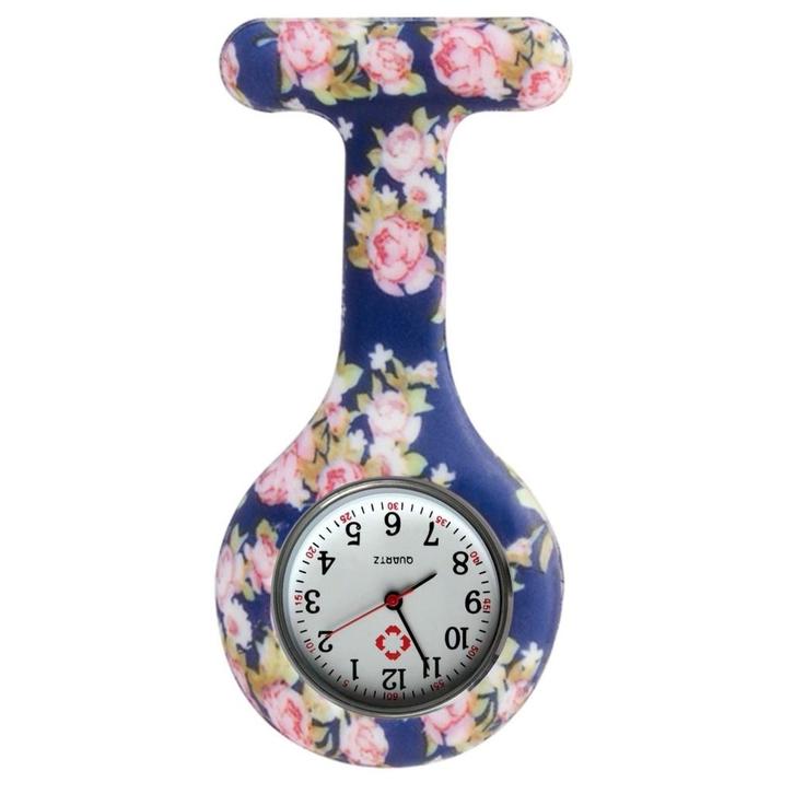 Fako - Verpleegstershorloge - Siliconen Print - Royal, Sieraden, Tassen en Uiterlijk, Horloges | Dames, Verzenden