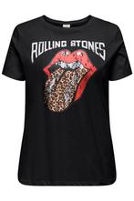 ONLY ECO shirt Rolling Stones Maat:, Kleding | Dames, Verzenden, Nieuw, Overige kleuren