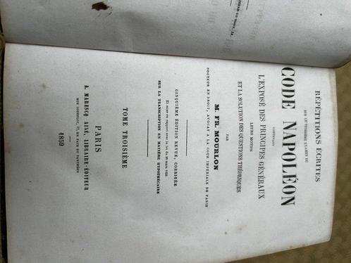 M. Fr. Mourlon - Répétitions écrites pour lexamen du Code, Antiek en Kunst, Antiek | Boeken en Bijbels