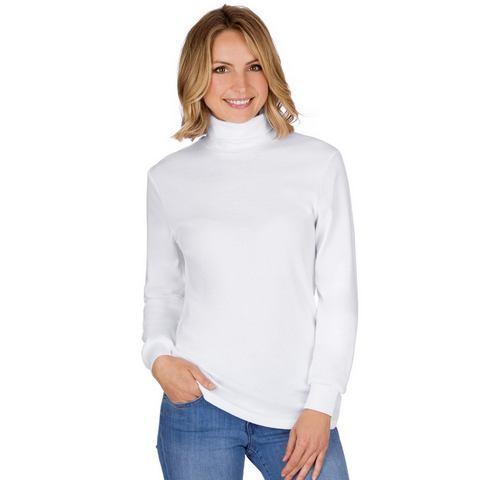 Trigema Colshirt TRIGEMA ski- en sportcoltrui met lange, Kleding | Dames, T-shirts, Nieuw, Verzenden