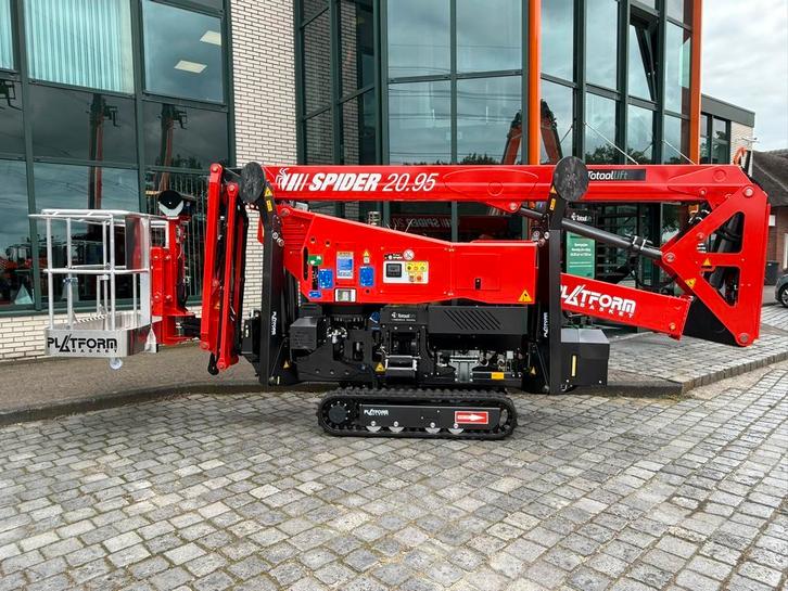 Spinhoogwerker | Platform Basket Spider 20.95 | 19,40 meter, Zakelijke goederen, Machines en Bouw | Liften, Steigers en Ladders