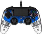 Nacon Compact Controller - Transparant Blauw LED PS4, Ophalen of Verzenden, Zo goed als nieuw, PlayStation 4