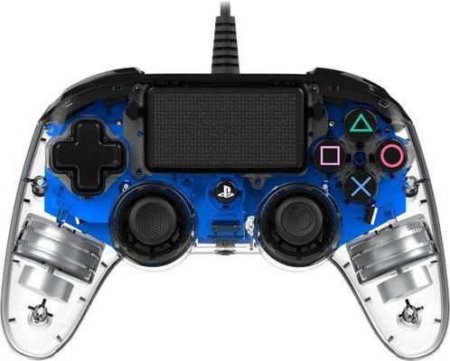 Nacon Compact Controller - Transparant Blauw LED PS4, Spelcomputers en Games, Spelcomputers | Sony PlayStation Consoles | Accessoires