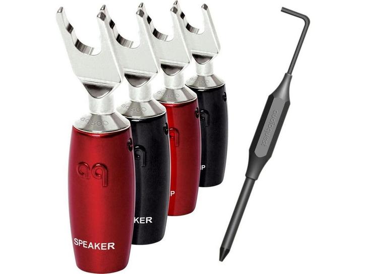 Audioquest Spade 500 - Spade Plug - Incompleet zonder, Witgoed en Apparatuur, Overige Witgoed en Apparatuur, Zo goed als nieuw