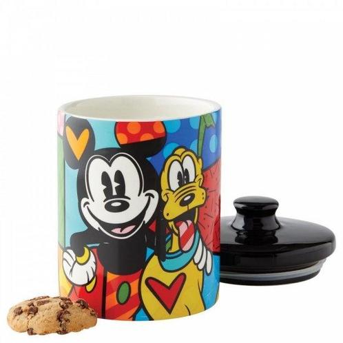 Mickey Mouse en Pluto Koekjestrommel 15 cm, Verzamelen, Disney, Nieuw, Ophalen of Verzenden