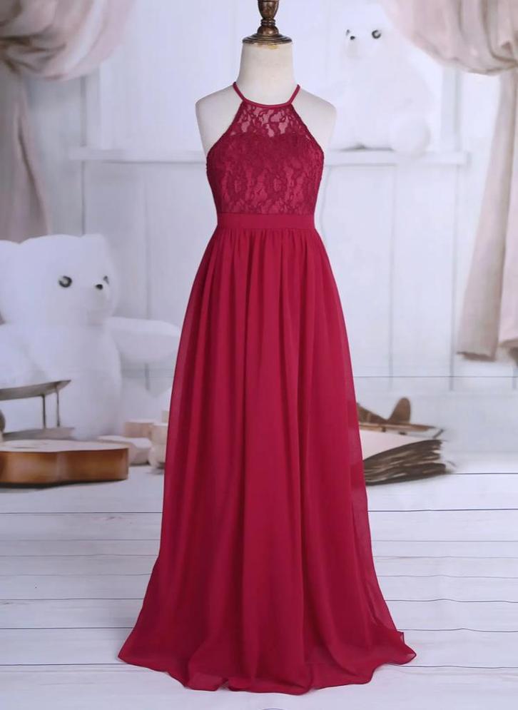 Galajurk Naomi - bordeauxrood - maat 128/134, Kinderen en Baby's, Kinderkleding | Maat 128, Meisje, Nieuw, Jurk of Rok, Ophalen of Verzenden