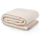 Alwero deken Modern Teddy Fleece Naturel 75x100cm - 100% wol, Nieuw