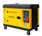 Mitropower PM7500TD3 Diesel Generator 7,5 kVA - 400V, Nieuw, Ophalen of Verzenden, 5 tot 10 kVA, Elektrisch startend