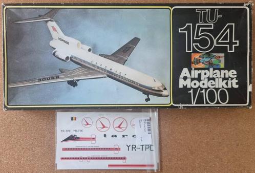VEB Plasticart 15814 Tupolev Tu-154 1:100 + after market, Hobby en Vrije tijd, Modelbouw | Vliegtuigen en Helikopters, Verzenden