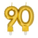 Gouden Kaars 90 Jaar 8cm, Hobby en Vrije tijd, Verzenden, Nieuw