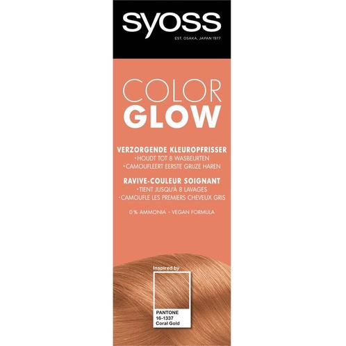 Syoss Color Glow Coral Gold Verzorgende Kleuropfrisser, Sieraden, Tassen en Uiterlijk, Uiterlijk | Haarverzorging, Haarverzorger of -hersteller
