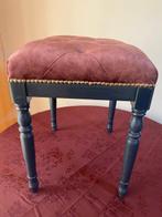 Kruk - Beuken - Poef met tapisserie