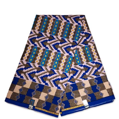 Afrikaanse stof - Exclusief versierd met glittereffecten 100, Hobby en Vrije tijd, Stoffen en Lappen, Nieuw, Ophalen of Verzenden
