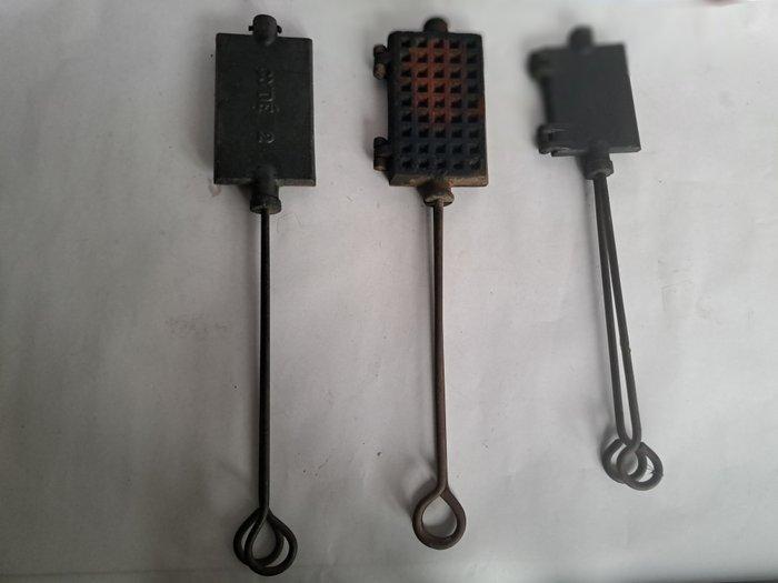 Themacollectie - Antieke Wafelijzers - GYDE en andere - 3, Antiek en Kunst, Curiosa en Brocante