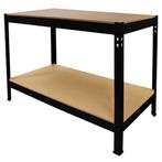 Q-rax Werkbank - Zwart - 120x60x90 cm - Draagkracht: 200kg, Verzenden, Nieuw
