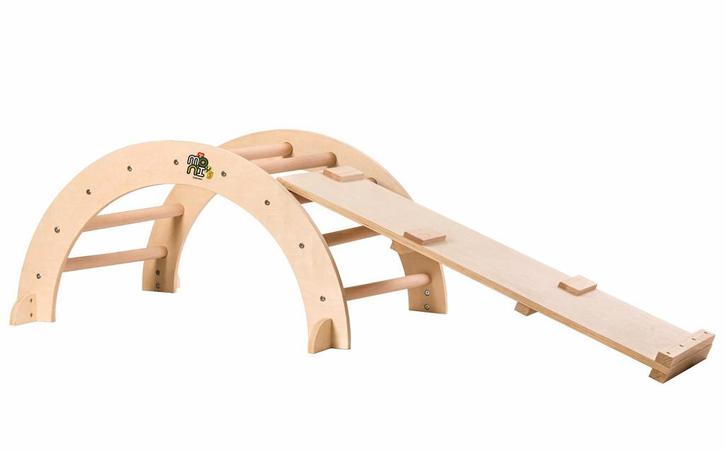 Moni Toys Houten Klimboog met Klimrek, Kinderen en Baby's, Kinderkamer | Tafels en Stoelen, Nieuw, Verzenden