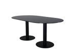 Eettafel - Ingar - 180x100 cm - Zwart - Glas - Jörn, Huis en Inrichting, Tafels | Eettafels, Verzenden, Nieuw