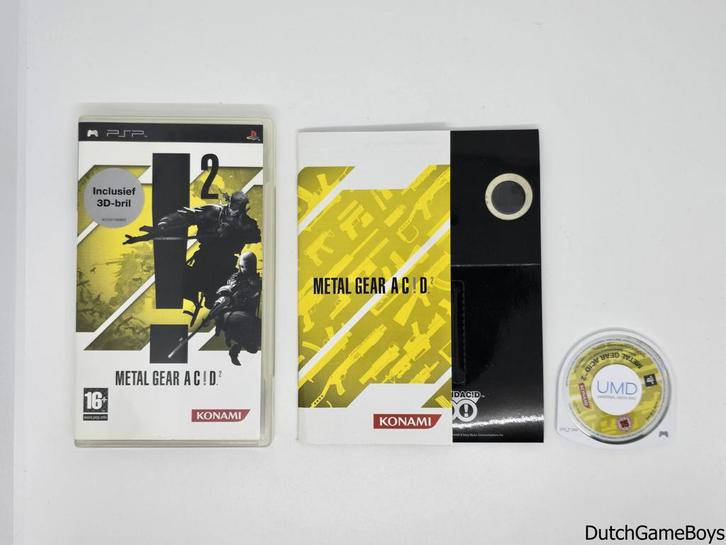 PSP - Metal Gear Acid 2 + 3D Goggles, Spelcomputers en Games, Games | Sony PlayStation Portable, Gebruikt, Verzenden