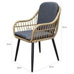 Showroommodel Hawai dining tuinstoel bruin ( set van 6, Tuin en Terras, Tuinsets en Loungesets, Ophalen of Verzenden, Nieuw