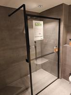 Showmodel inloopdouche 120cm mat zwart - 0004, Doe-het-zelf en Verbouw, Sanitair, Ophalen, Nieuw, Glas, Douche