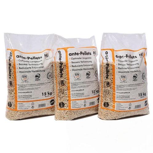 ante pellets - naaldhoutpellets -ENplusA1- afgehaald/bezorgd, Tuin en Terras, Haardhout, Blokken, Minder dan 3 m³, Overige houtsoorten