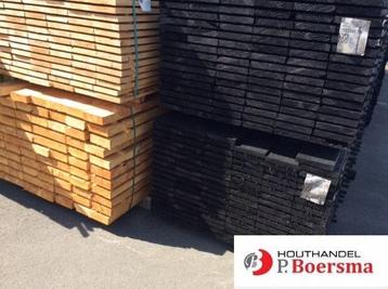 Potdeksel plank - Douglas - Goedkoop - Zwart - Geimpregneerd beschikbaar voor biedingen