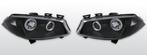 Koplampen Angel Eyes | Renault Megane 2002-2005 | zwart, Verzenden, Nieuw, Renault